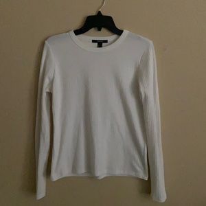 Forever 21, White Long Sleeve, Size L